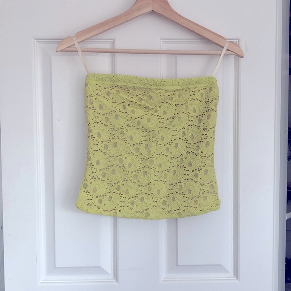 Neon Lace Tube Top - Picture 1 of 3